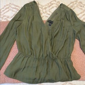Green Banana Republic Blouse - Petite XS